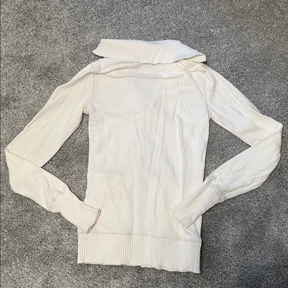 Vintage white Hollister Zip-Up jacket - Picture 3 of 3
